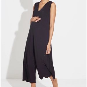 Black Nothing Fits But Maternity Jumpsuit